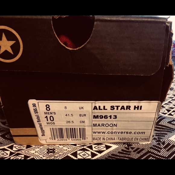 Converse - Maroon - Picture 2 of 3